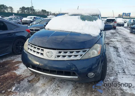 2006 Nissan Murano Sl from USA, damaged, VIN JN8AZ08W46W521039